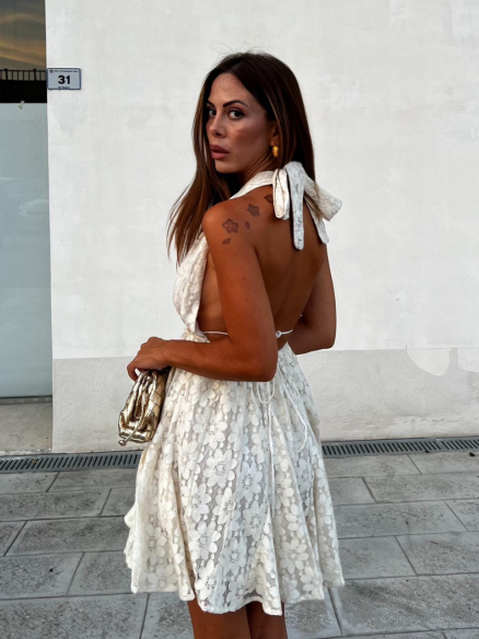 Mini Dress Macrame Mini Dress Macrame