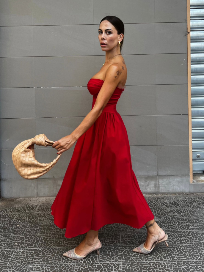 Abito Fascia Rosso 2