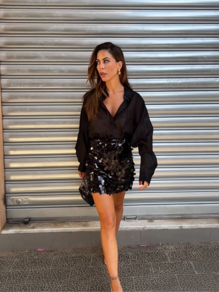 Gonna Mini Maxi Paiettes