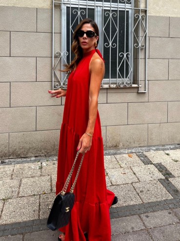 Maxi Dress Rosso