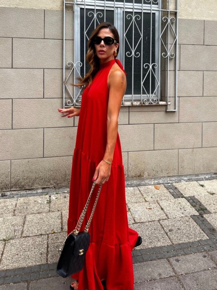 Maxi Dress Rosso