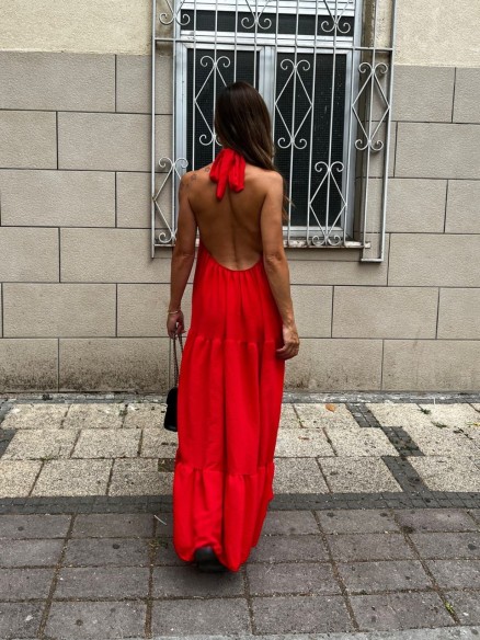 Maxi Dress Rosso