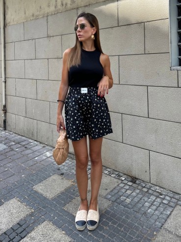 Shorts Original Flowers Gialli