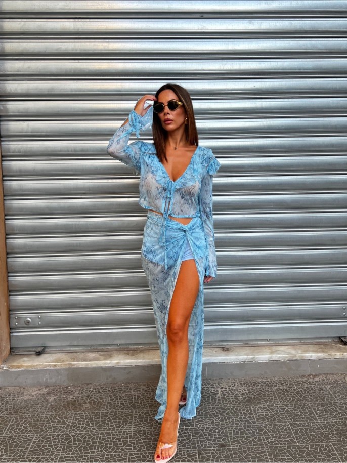 Coord-Set Boa Azzurro 2