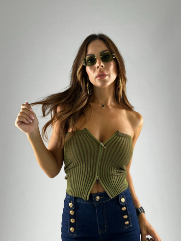 Maglia Manicotti Verde