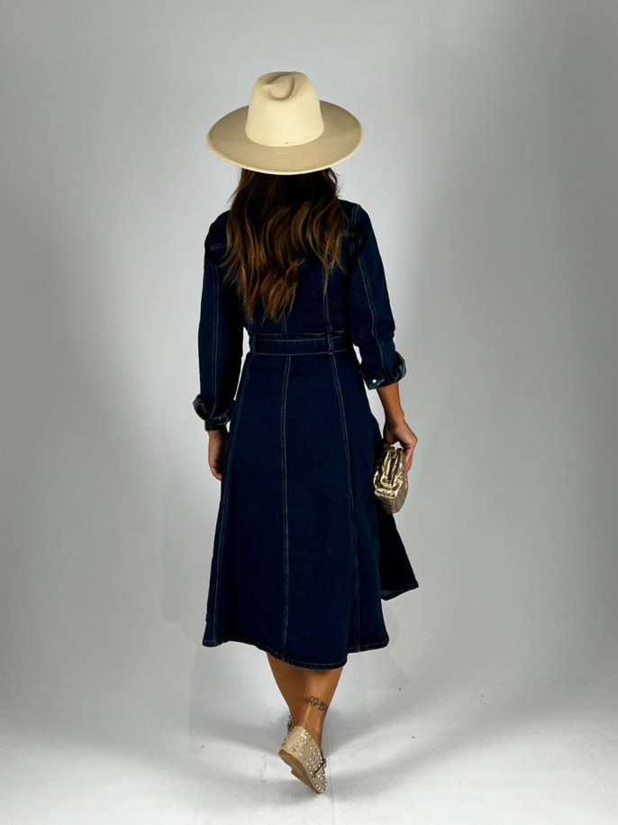 Midi Dress Denim 2