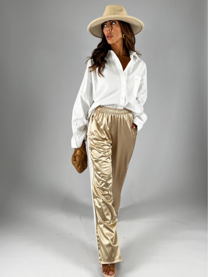 Pantalone Jogger Beige 2