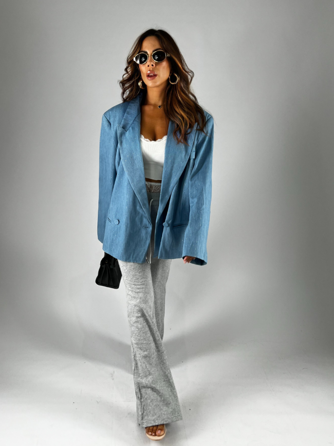 Blazer Denim-Strass 2