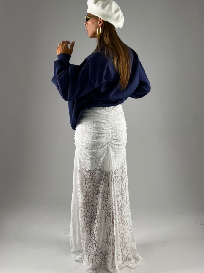 Maxi Skirt in Pizzo 2