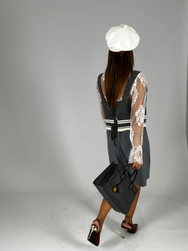 Gilet Lana Grigio