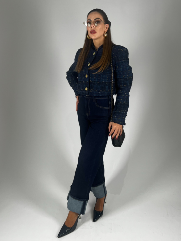 Blazer Crop Blu