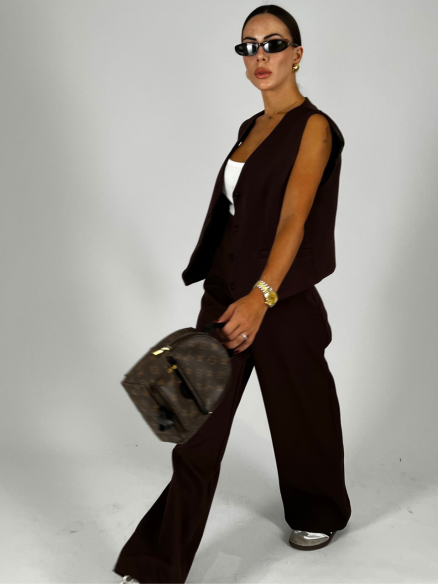 Coord-Set Gilet Choco Coord-Set Gilet Choco