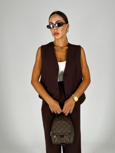Coord-Set Gilet Choco