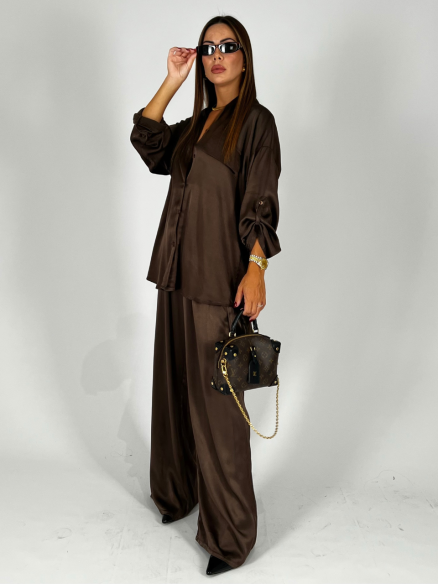 Pantalone Comfy Chic Fango Pantalone Comfy Chic Fango