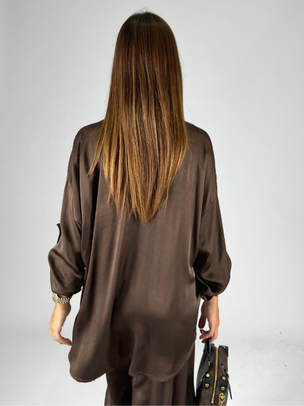 Camicia Comfy Chic Fango Camicia Comfy Chic Fango