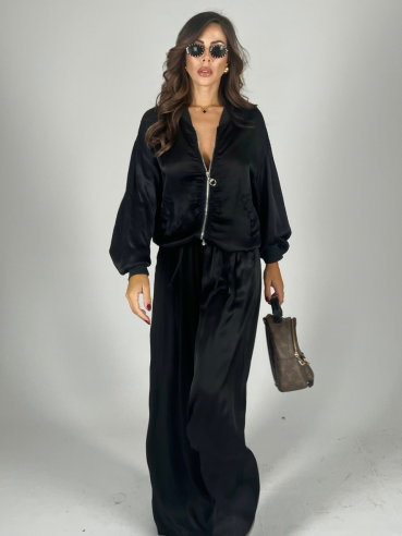 Pantalone Satin Nero