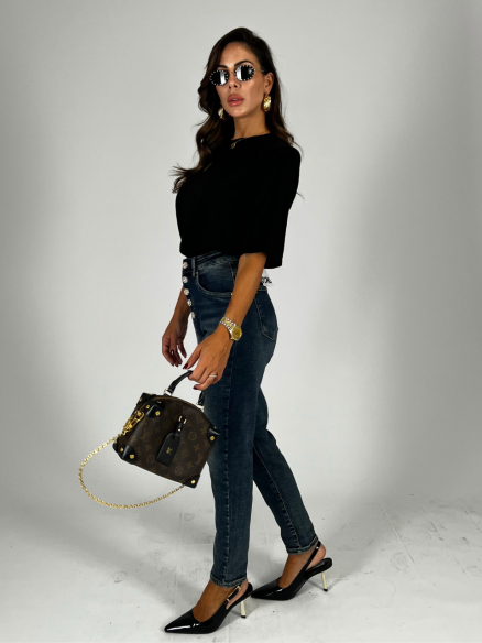 Jeans Mom-Fit Gioiello Jeans Mom-Fit Gioiello