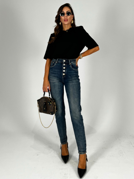 Jeans Mom-Fit Gioiello Jeans Mom-Fit Gioiello