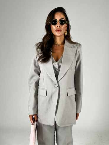Tailleur 3 pezzi ghiaccio