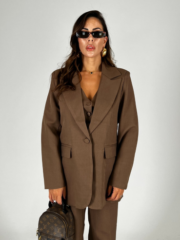 Tailleur 3 pezzi choco