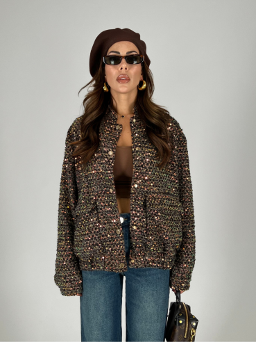 Bomber paillettes