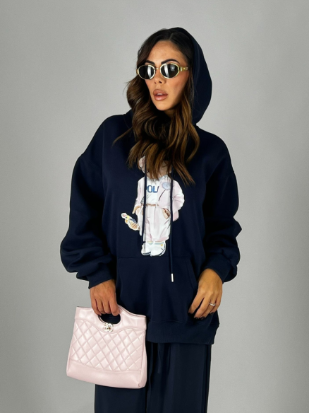 Felpa Polo Bear Blu Felpa Polo Bear Blu