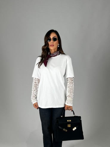 Maglia Manica Pizzo