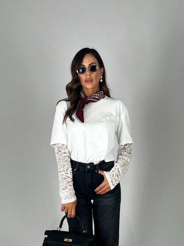 Maglia Manica Pizzo