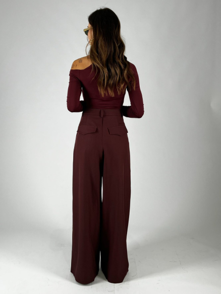 Pantalone Classic Burgundy Pantalone Classic Burgundy