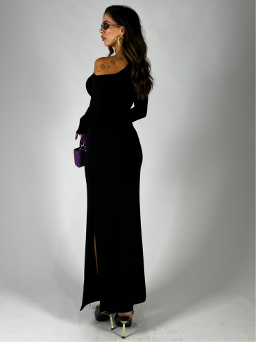 Maxi Dress Guanto Nero