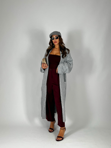 Cardigan Lana Grigio