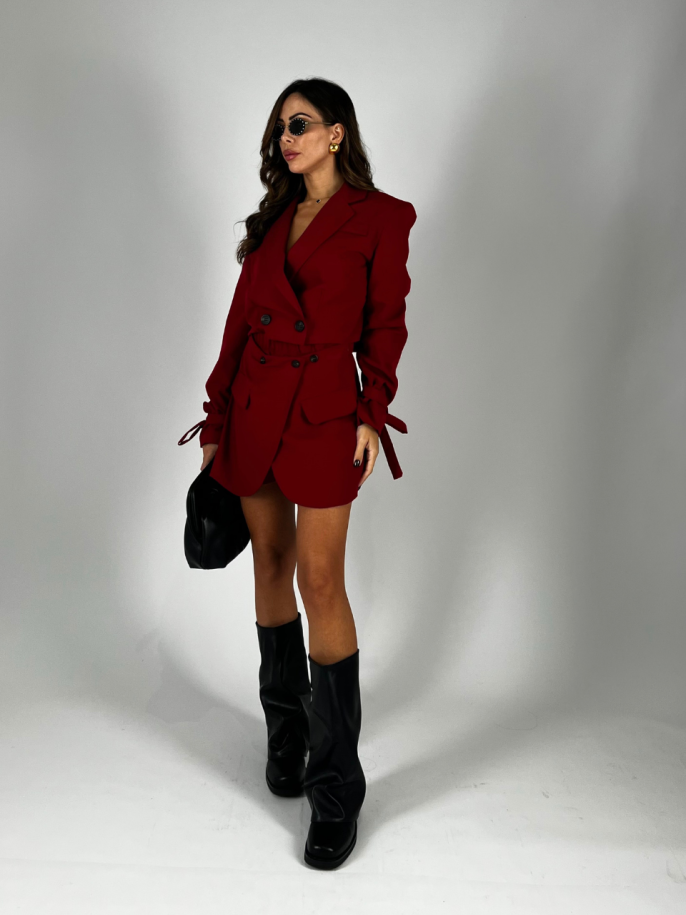 Coord Set Ilaria Bordeaux 2