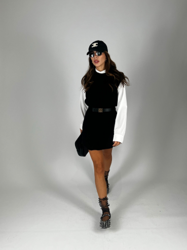 Set Camicia Maxipull Nero
