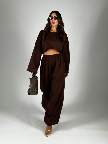 Pantalone Joggers Choco