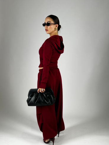 Pantalone Joggers Bordeaux