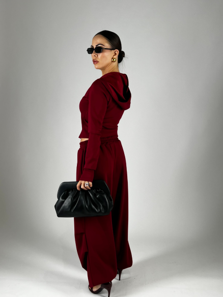Pantalone Joggers Bordeaux Pantalone Joggers Bordeaux