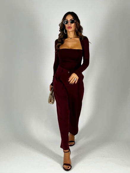 Classic Pantalone Bordeaux Classic Pantalone Bordeaux