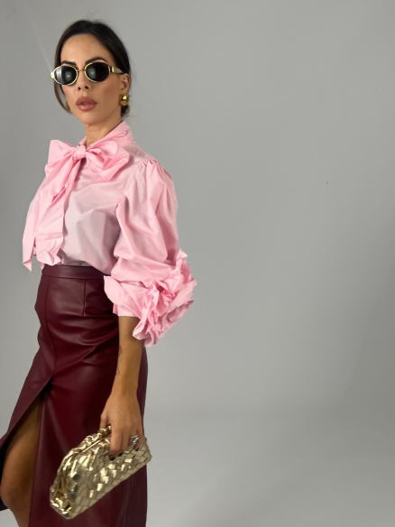 Camicia Flake-Flower Rosa Camicia Flake-Flower Rosa