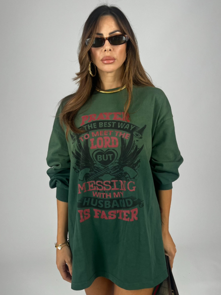 Maglia Prayer Verde Maglia Prayer Verde