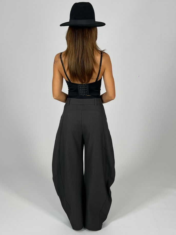 Pantalone Balloon Grigio 2