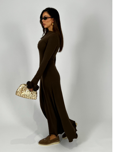 Long Dress Valentino Marrone