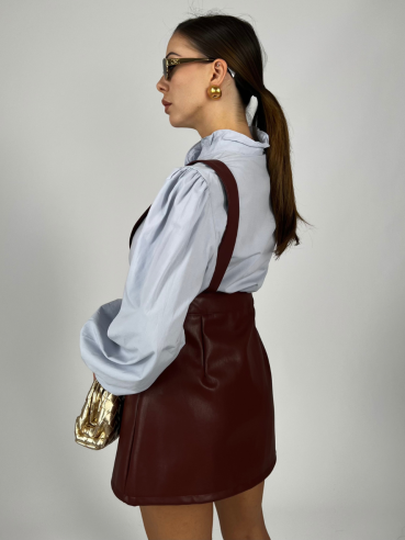 Camicia Rouches Celeste