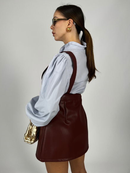 Camicia Rouches Celeste Camicia Rouches Celeste