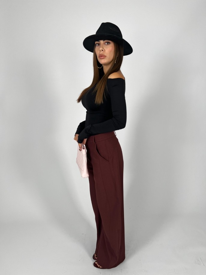 Pantalone Ballloon Bordeaux 2