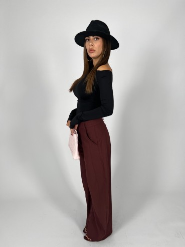 Pantalone Ballloon Bordeaux