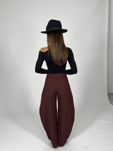 Pantalone Ballloon Bordeaux