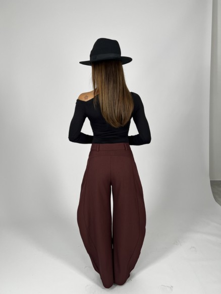 Pantalone Ballloon Bordeaux Pantalone Ballloon Bordeaux