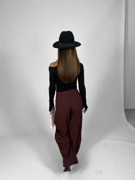 Pantalone Ballloon Bordeaux Pantalone Ballloon Bordeaux