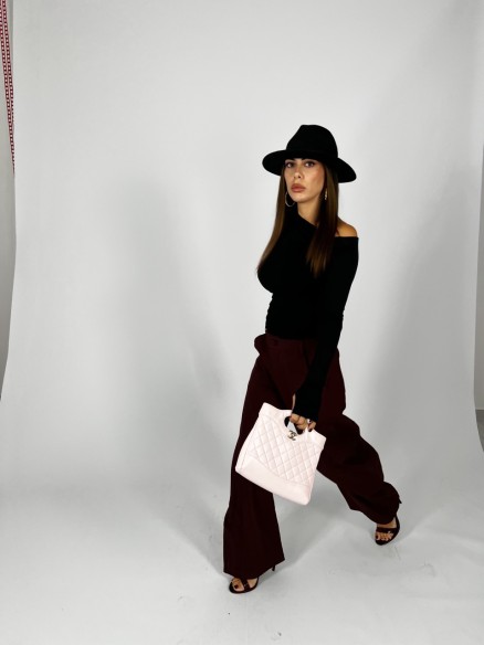 Pantalone Ballloon Bordeaux Pantalone Ballloon Bordeaux