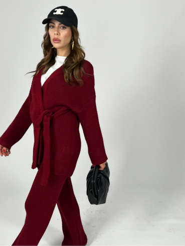 Coord-Set Comfy Bordeaux